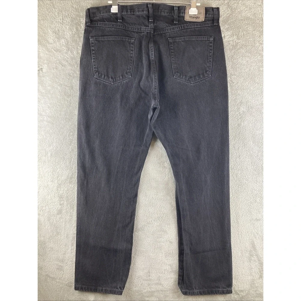 Wrangler Premium Quality‎ Black Jeans Men's Sz 40x32 Regular Fit 96501CB